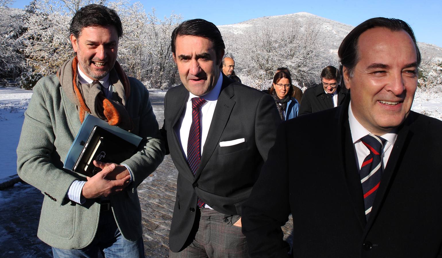 Reunión del Patronato del Parque Nacional de la Sierra de Guadarrama en Valsaín (Segovia)