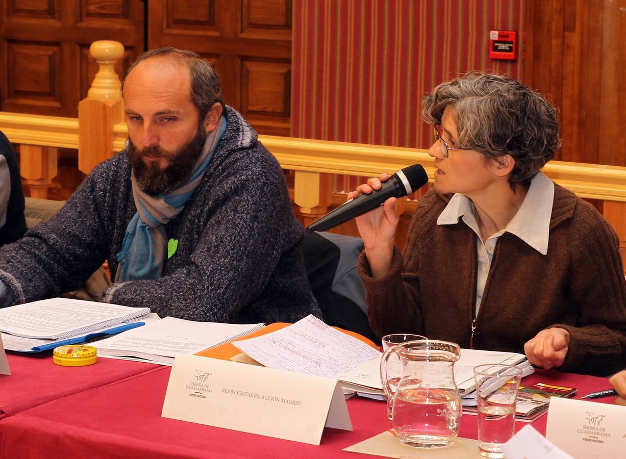 Reunión del Patronato del Parque Nacional de la Sierra de Guadarrama en Valsaín (Segovia)