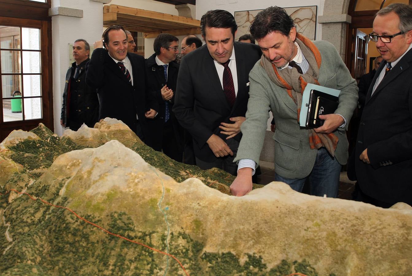 Reunión del Patronato del Parque Nacional de la Sierra de Guadarrama en Valsaín (Segovia)