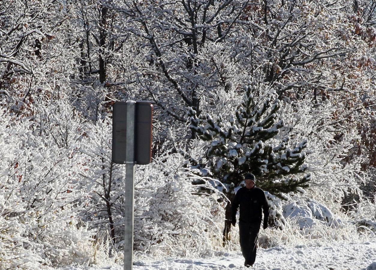 Segovia recibe las primeras nieves de la temporada