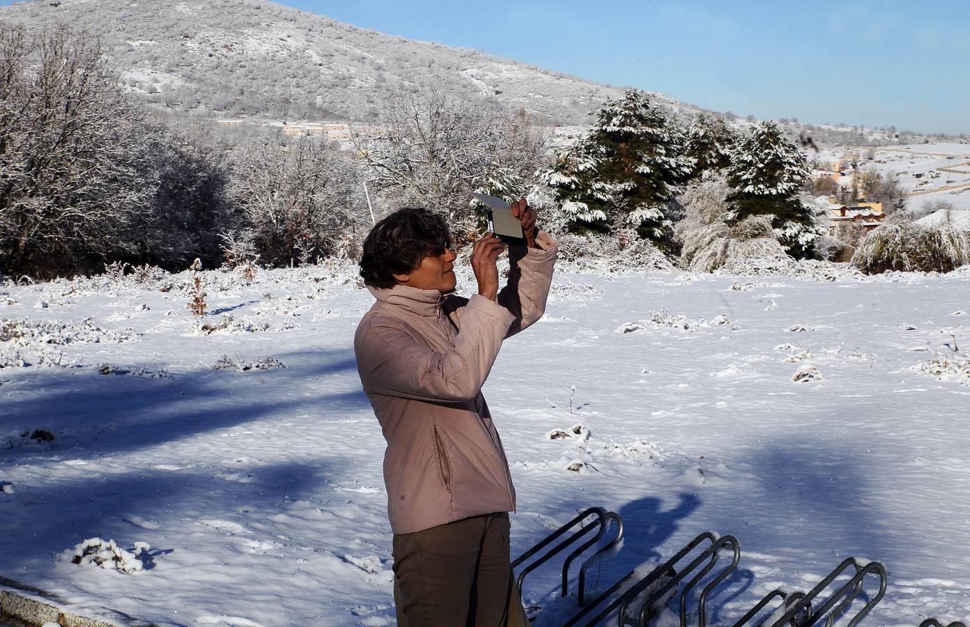 Segovia recibe las primeras nieves de la temporada