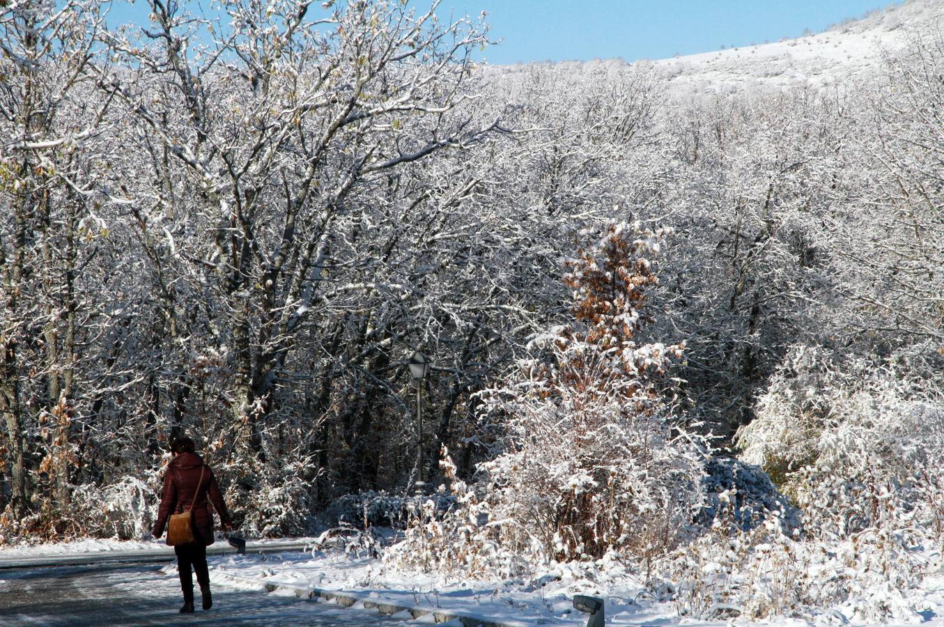 Segovia recibe las primeras nieves de la temporada