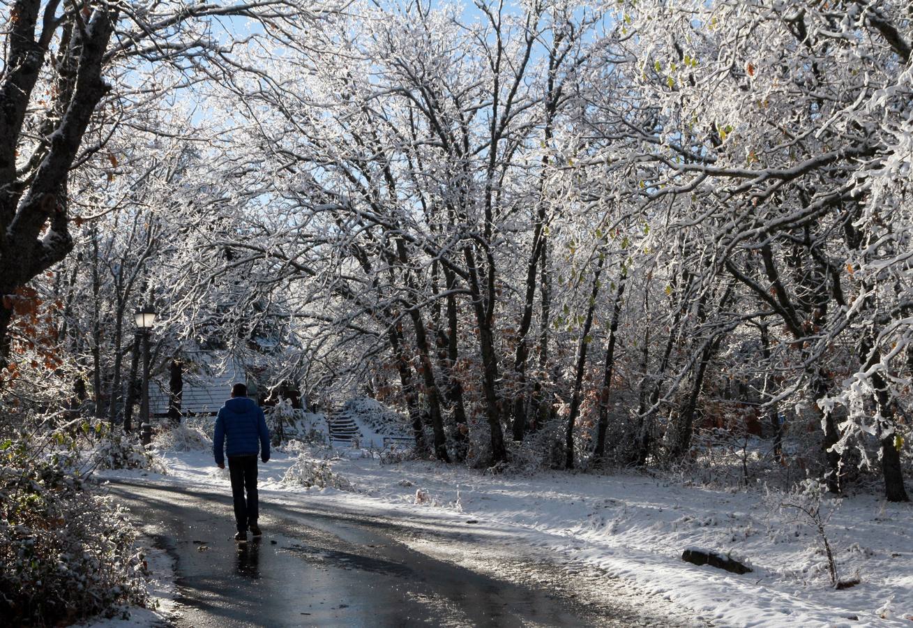 Segovia recibe las primeras nieves de la temporada