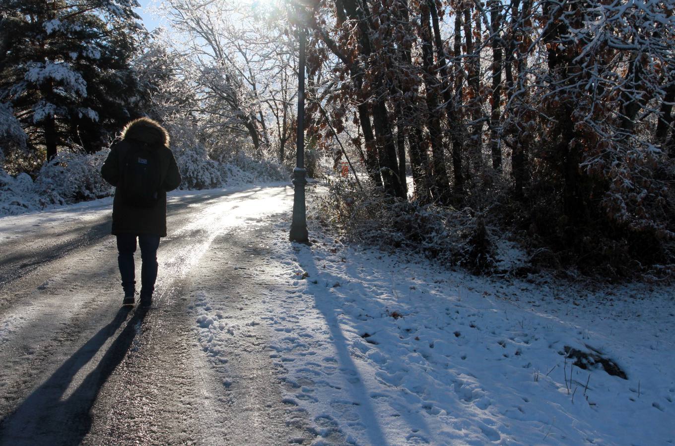 Segovia recibe las primeras nieves de la temporada