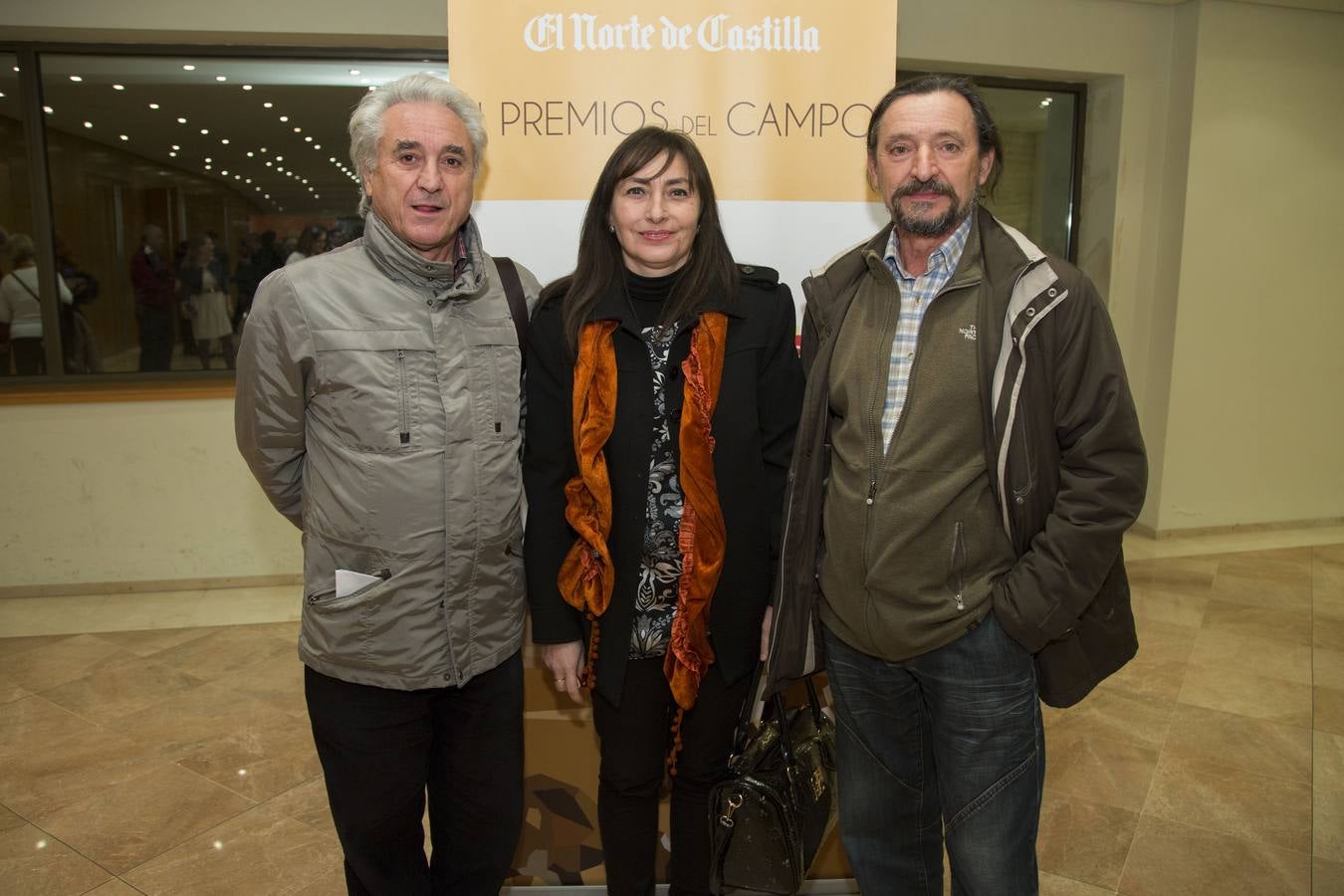 José Ignacio Saiz Cantero, Elisa Fernández Barbadillo y Miguel Ángel Rojo López, del GR DO Arlanza.