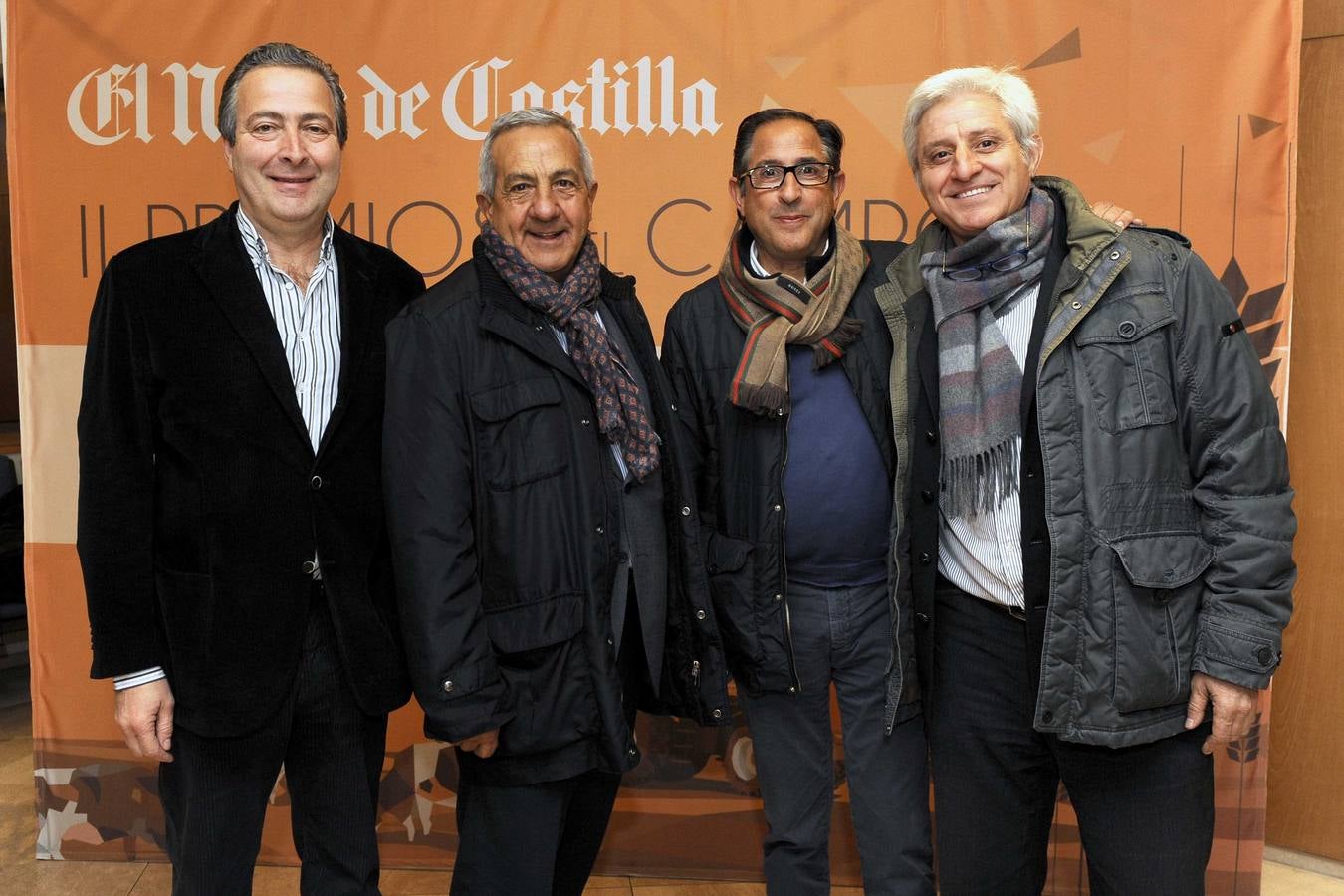 Ricardo Rodilla, Javier Llorente, Roberto López y Tomás de la Fuente, de Forrajes y Proteínas.