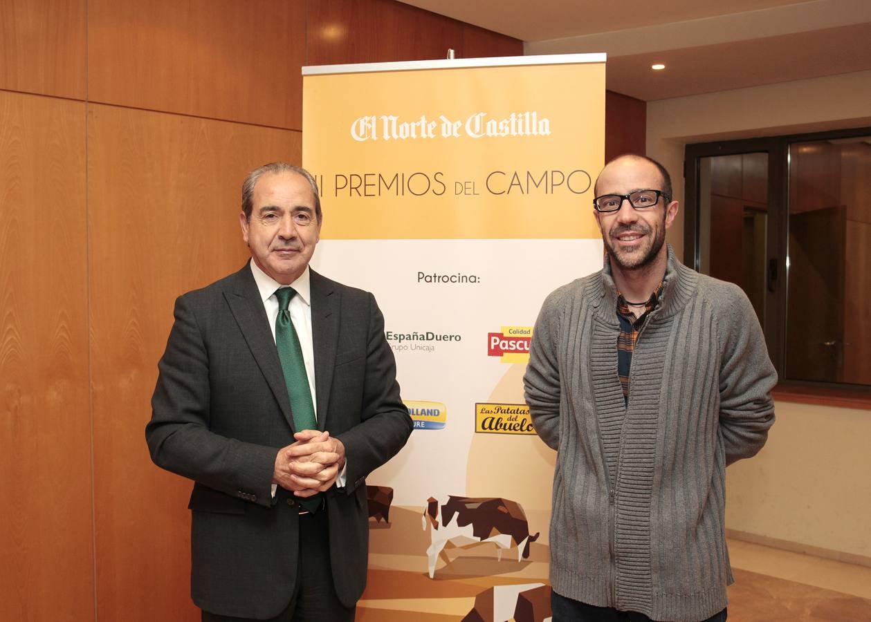 Cipriano García, de Caja Rural de Zamora, y Rubén Rodrigo, del Inea.