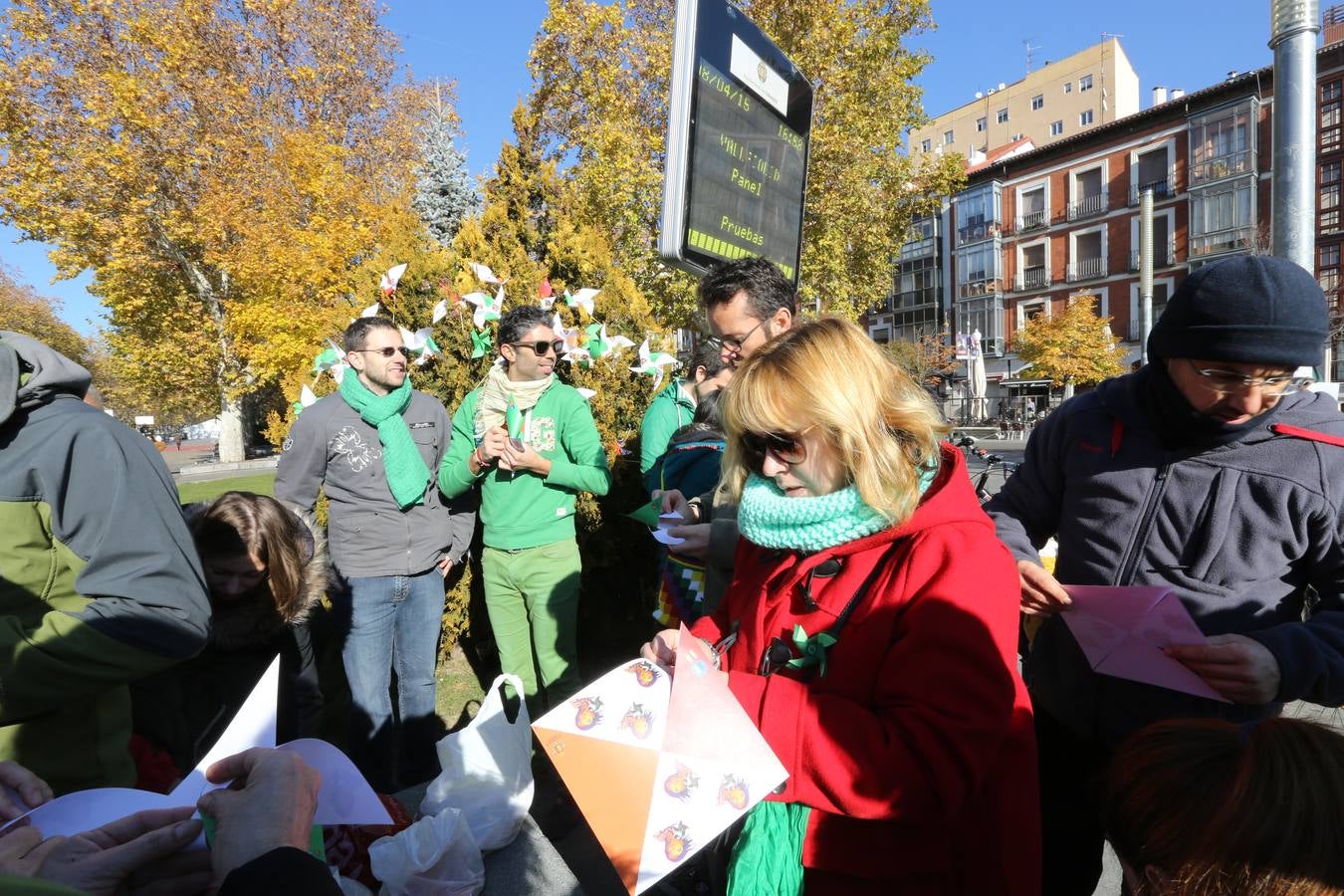 Marcha del clima 2015 en Valladolid