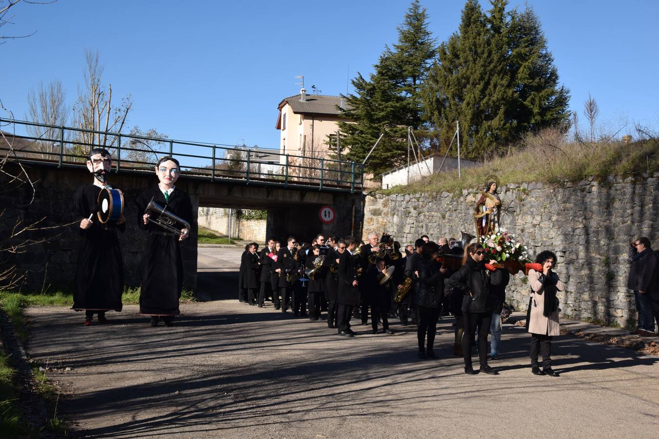 Santa Cecilia llena de música las calles de Guardo (Palencia)