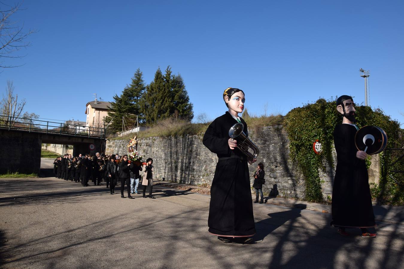 Santa Cecilia llena de música las calles de Guardo (Palencia)