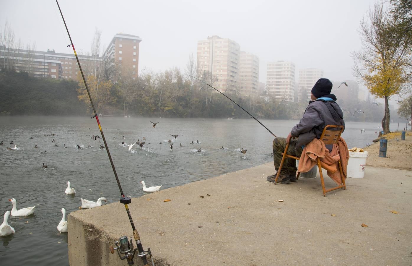 Niebla en Valladolid