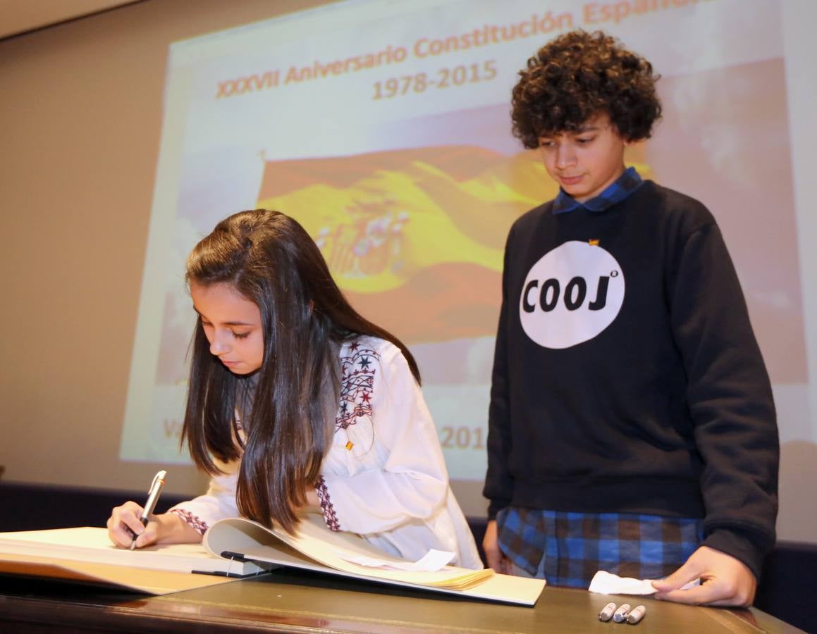 Conmemoración del 37 aniversario de la Constitución Española en Valladolid
