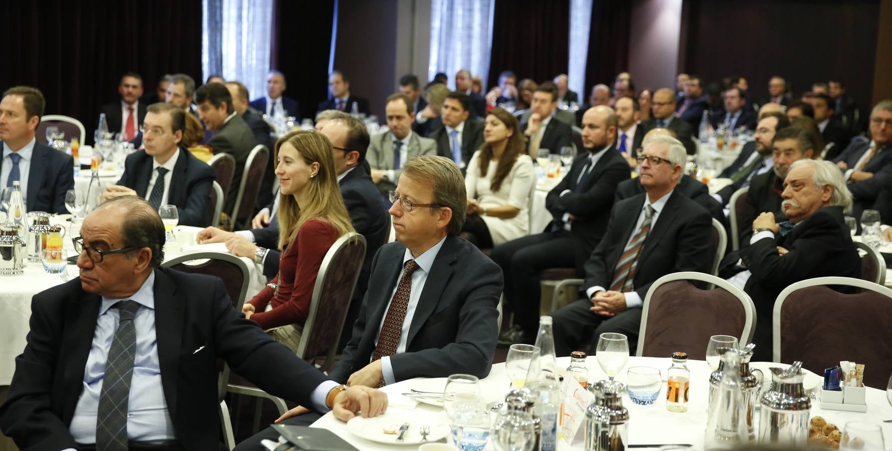 El presidente del Círculo de Empresarios, Javier Vega de Seoane, en el Foro Económico de El Norte de Castilla