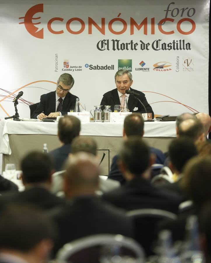 El presidente del Círculo de Empresarios, Javier Vega de Seoane, en el Foro Económico de El Norte de Castilla