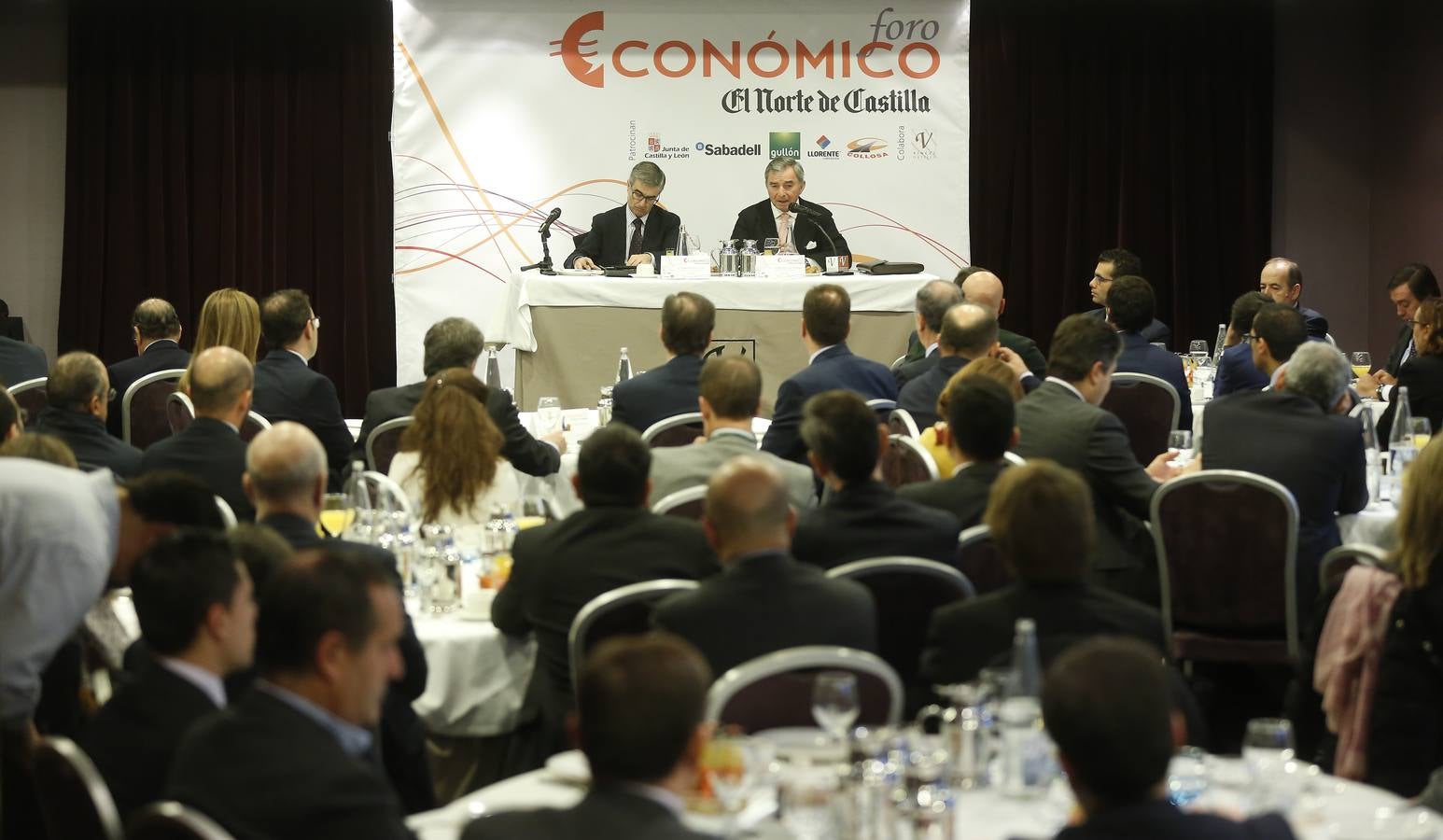 El presidente del Círculo de Empresarios, Javier Vega de Seoane, en el Foro Económico de El Norte de Castilla