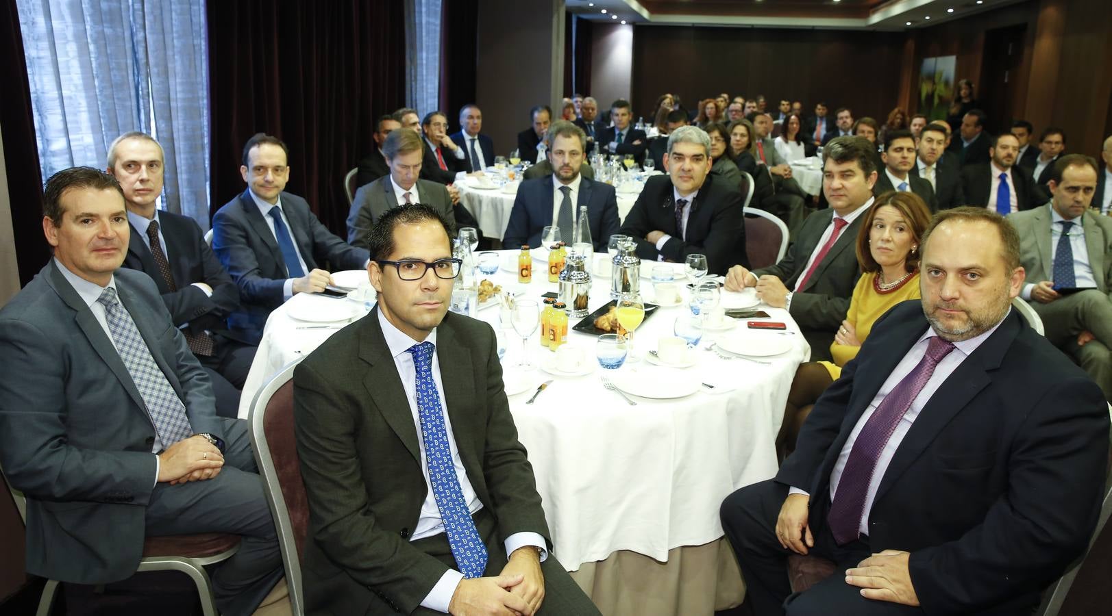 El presidente del Círculo de Empresarios, Javier Vega de Seoane, en el Foro Económico de El Norte de Castilla