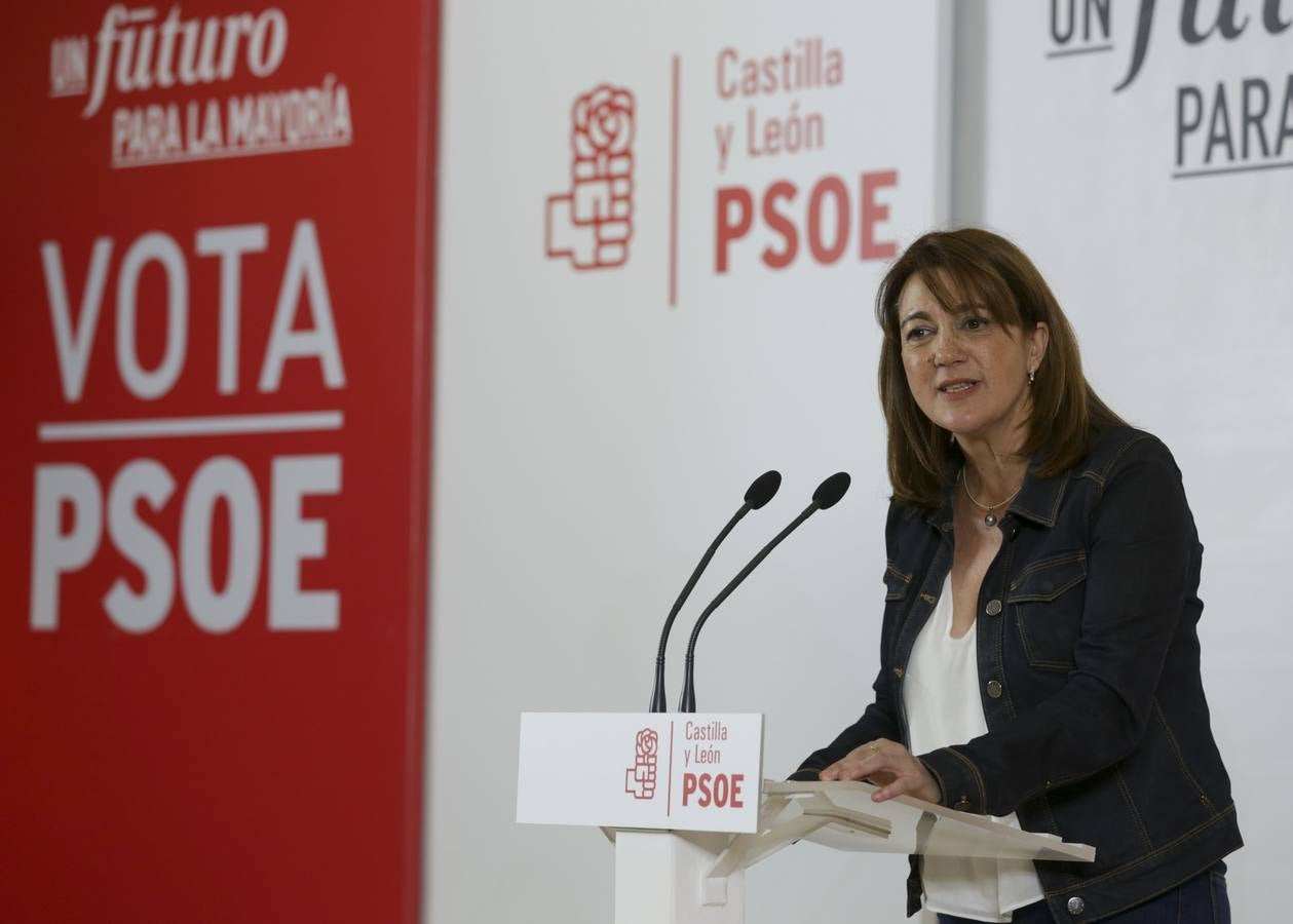 El exdirigente socialista Alfredo Pérez Rubalcaba inicia la campaña electoral del PSOE en Valladolid.