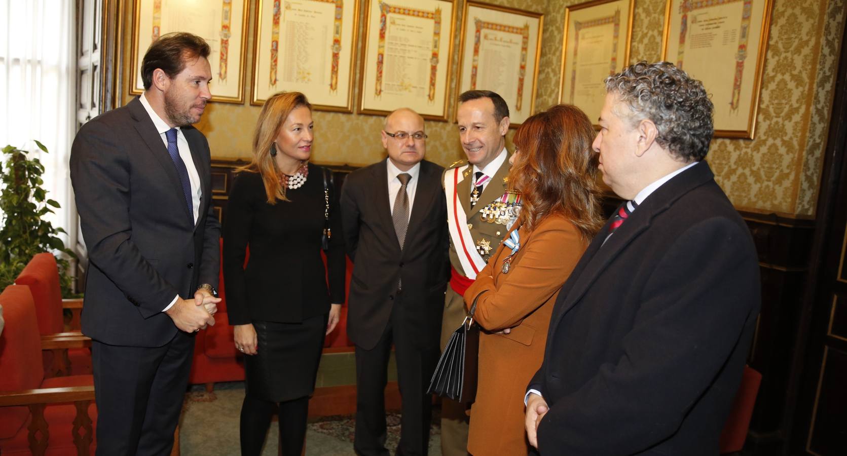 Acto militar en Valladolid con motivo de la Fiesta de la Inmaculada Concepción