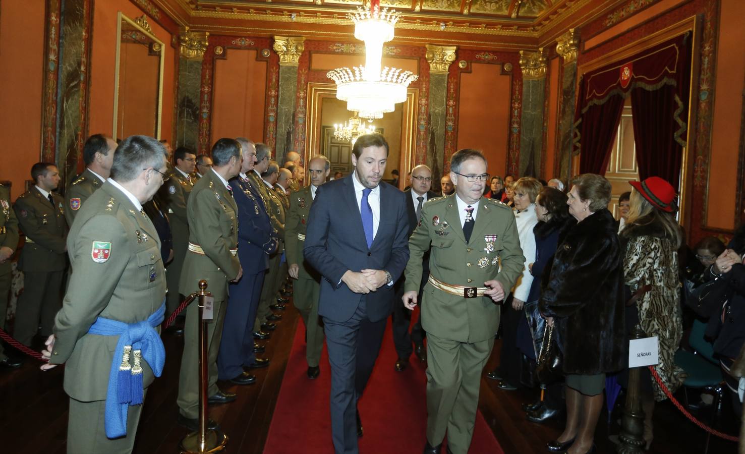 Acto militar en Valladolid con motivo de la Fiesta de la Inmaculada Concepción