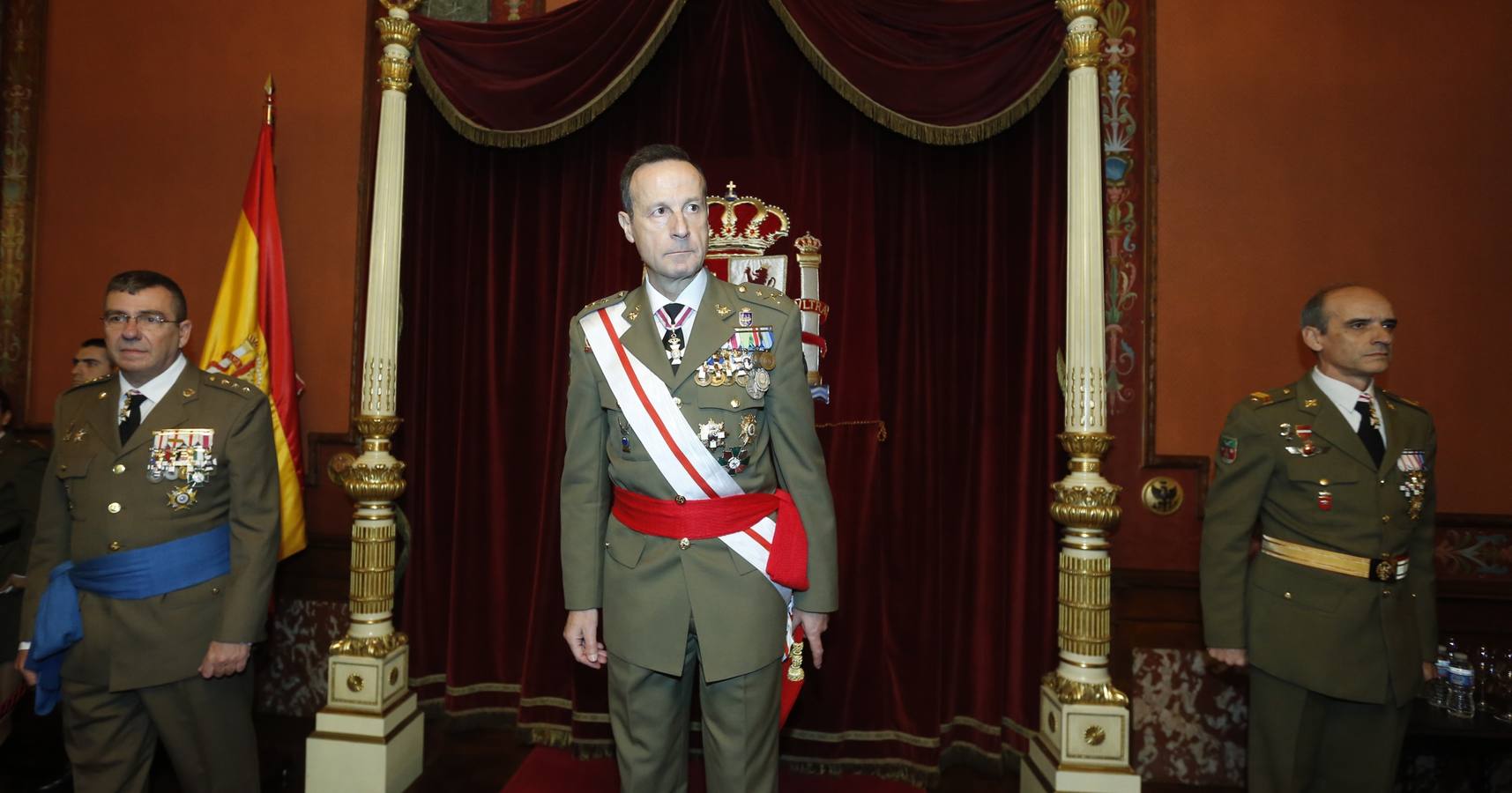 Acto militar en Valladolid con motivo de la Fiesta de la Inmaculada Concepción