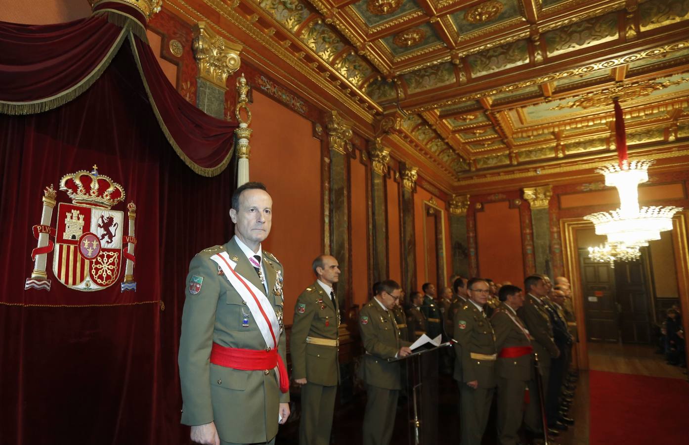 Acto militar en Valladolid con motivo de la Fiesta de la Inmaculada Concepción