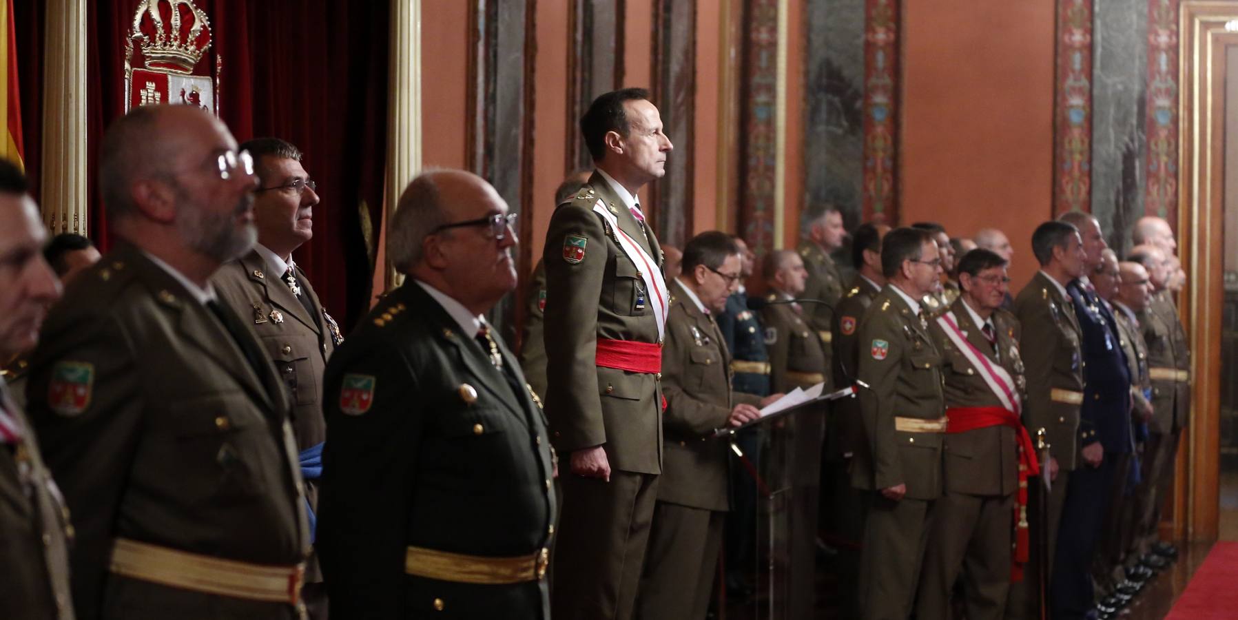 Acto militar en Valladolid con motivo de la Fiesta de la Inmaculada Concepción