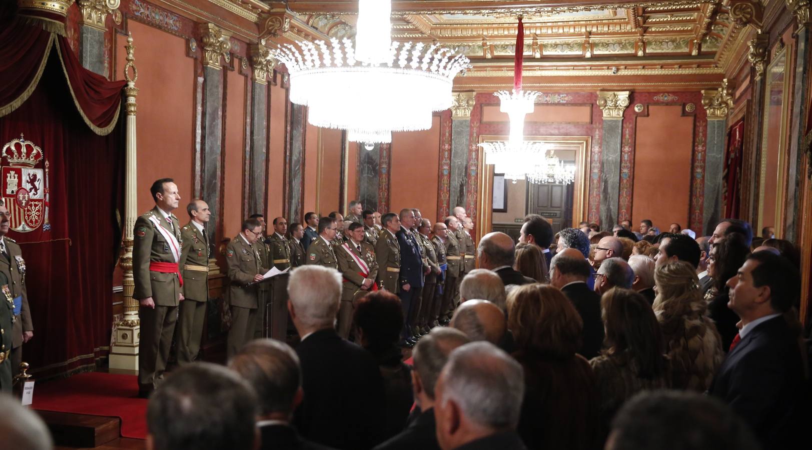 Acto militar en Valladolid con motivo de la Fiesta de la Inmaculada Concepción