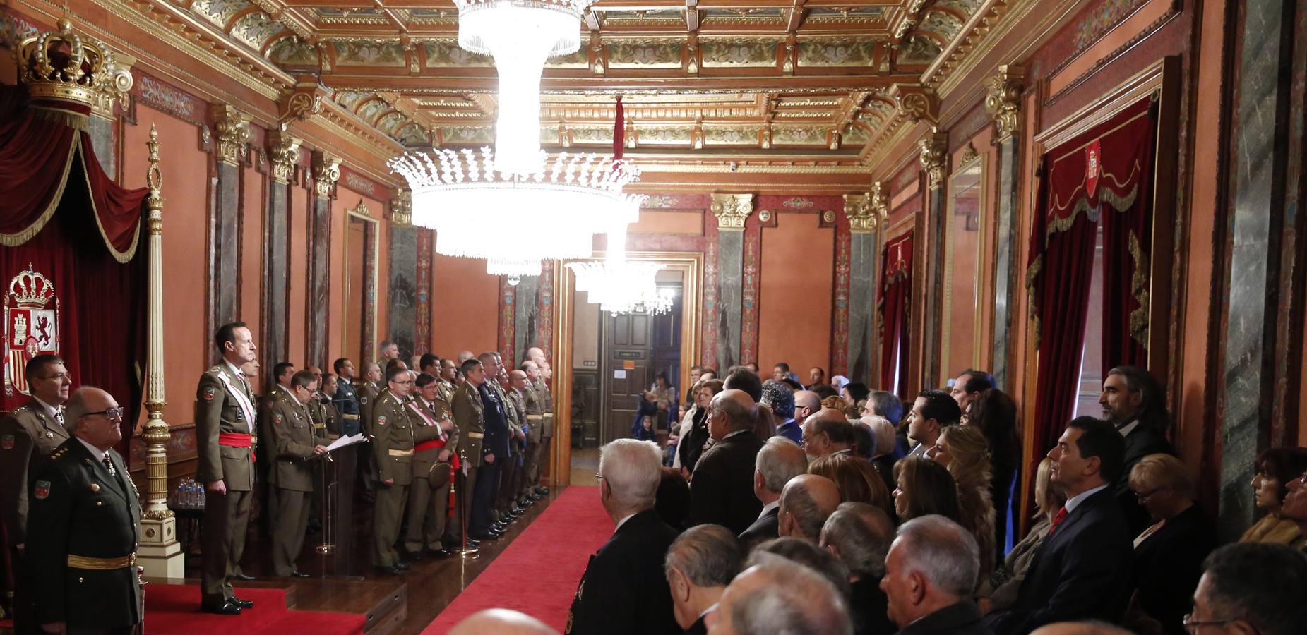 Acto militar en Valladolid con motivo de la Fiesta de la Inmaculada Concepción