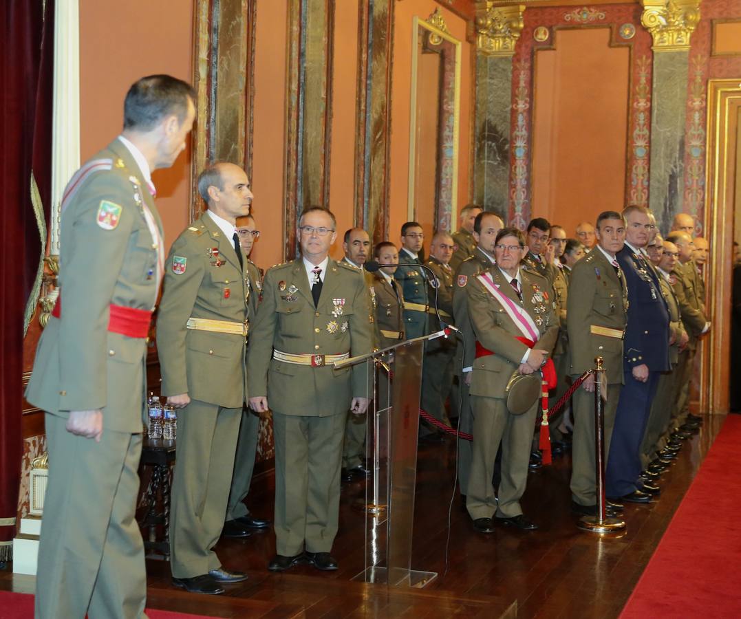 Acto militar en Valladolid con motivo de la Fiesta de la Inmaculada Concepción