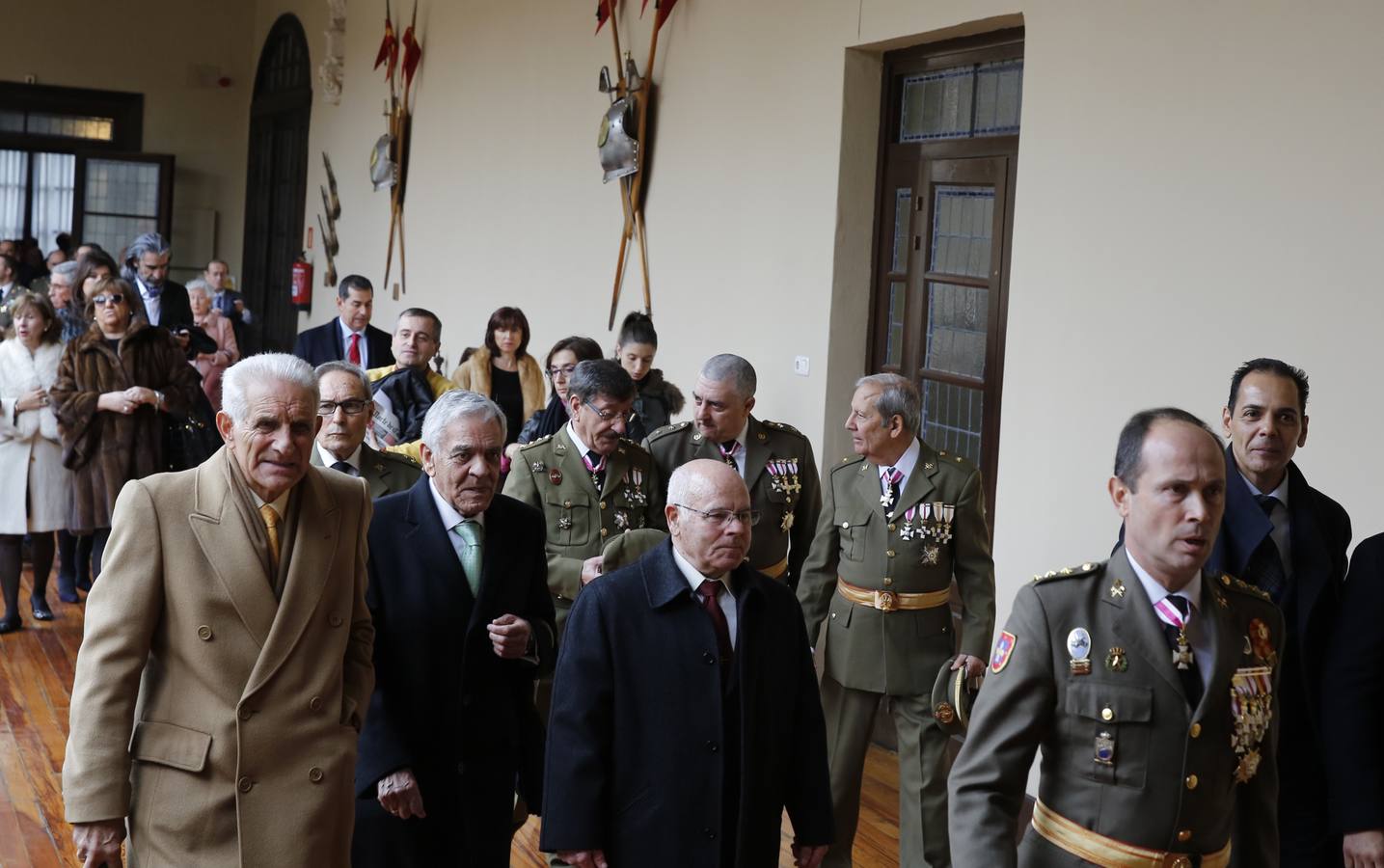 Acto militar en Valladolid con motivo de la Fiesta de la Inmaculada Concepción