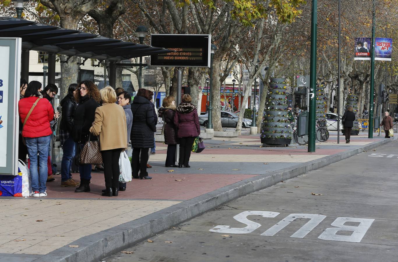 Protesta de los trabajadores de Auvasa