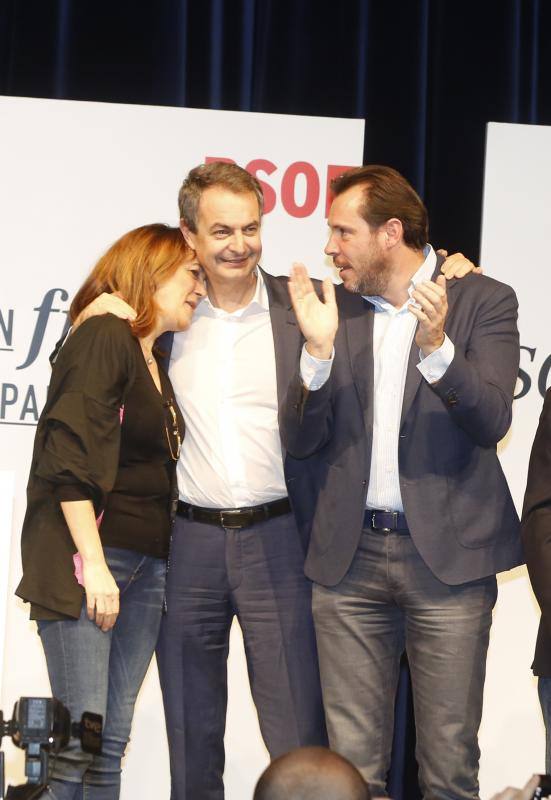Acto del PSOE en Valladolid con José Luis Rodríguez Zapatero