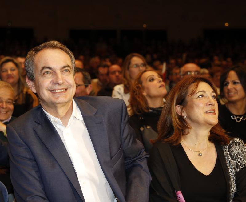 Acto del PSOE en Valladolid con José Luis Rodríguez Zapatero
