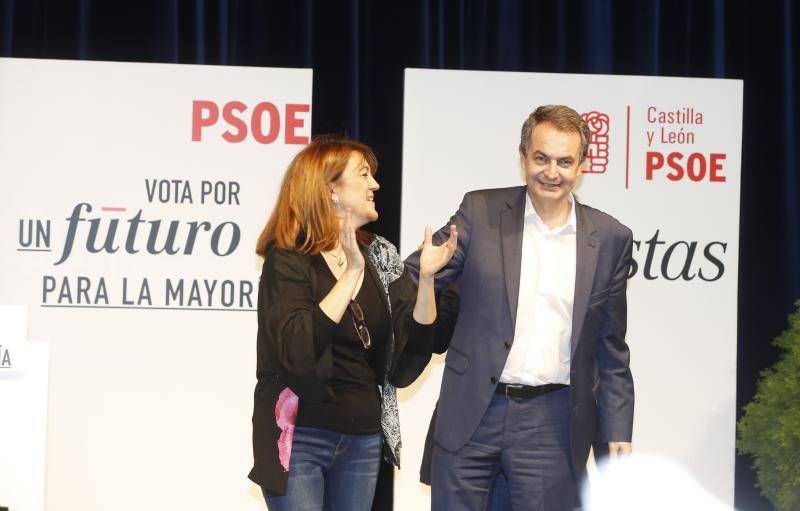 Acto del PSOE en Valladolid con José Luis Rodríguez Zapatero