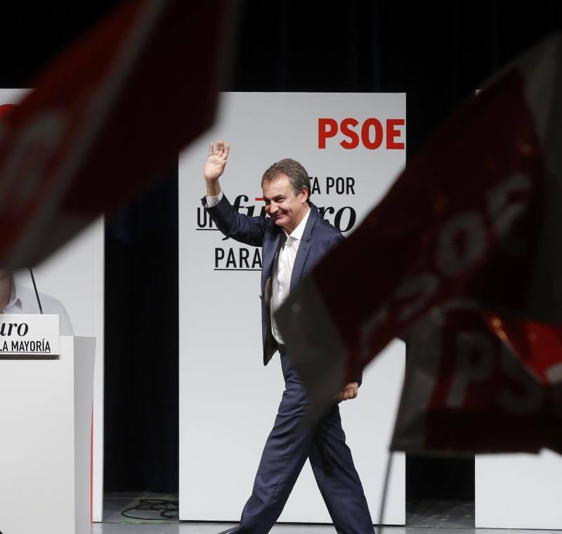 Acto del PSOE en Valladolid con José Luis Rodríguez Zapatero