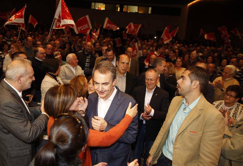 Acto del PSOE en Valladolid con José Luis Rodríguez Zapatero