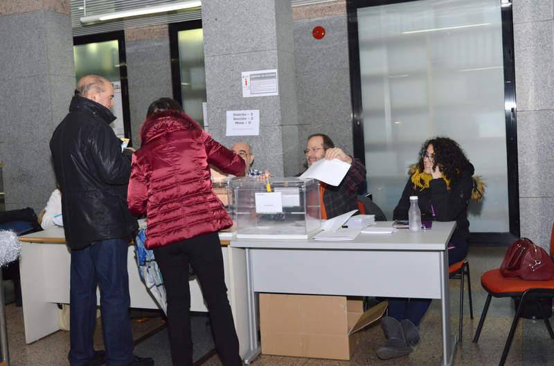 Votaciones de los candidatos en Palencia