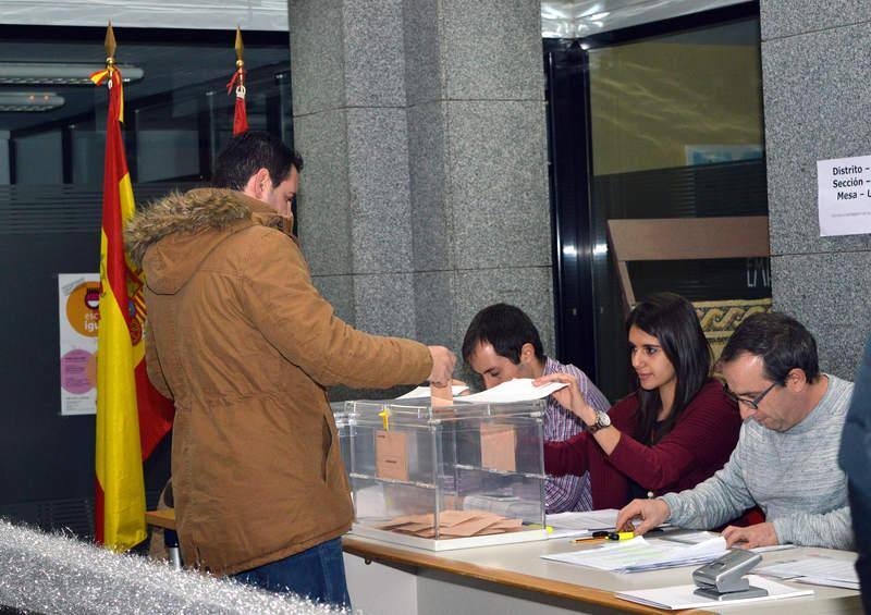 Votaciones de los candidatos en Palencia