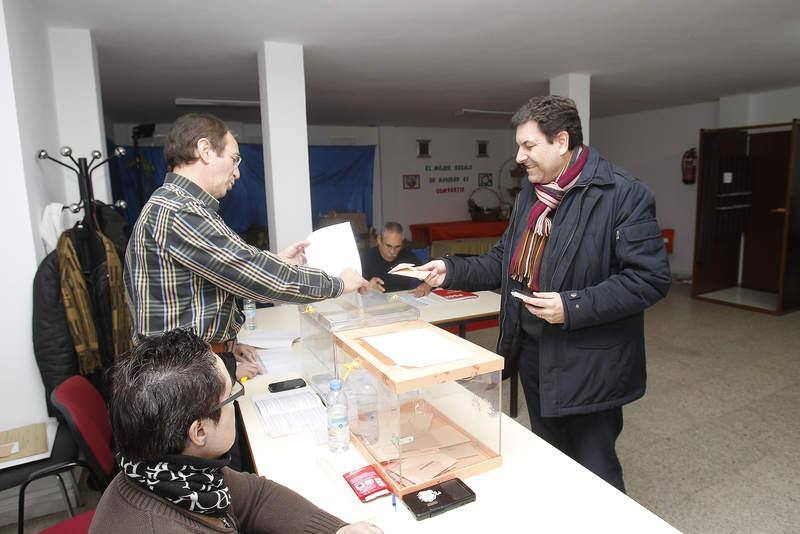 Votaciones de los candidatos en Palencia