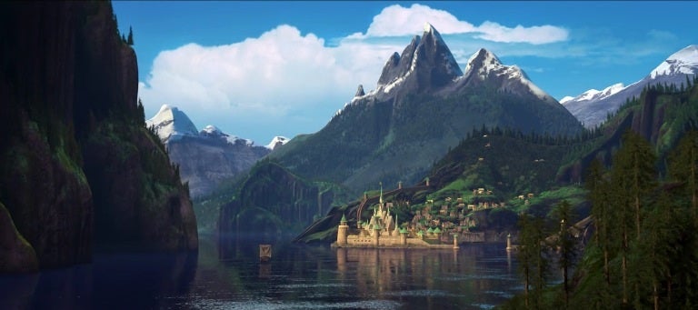 Frozen. Los fiordos noruegos son de cuento. Este es el impronunciable Nærøyfjorden Bakkanosi.