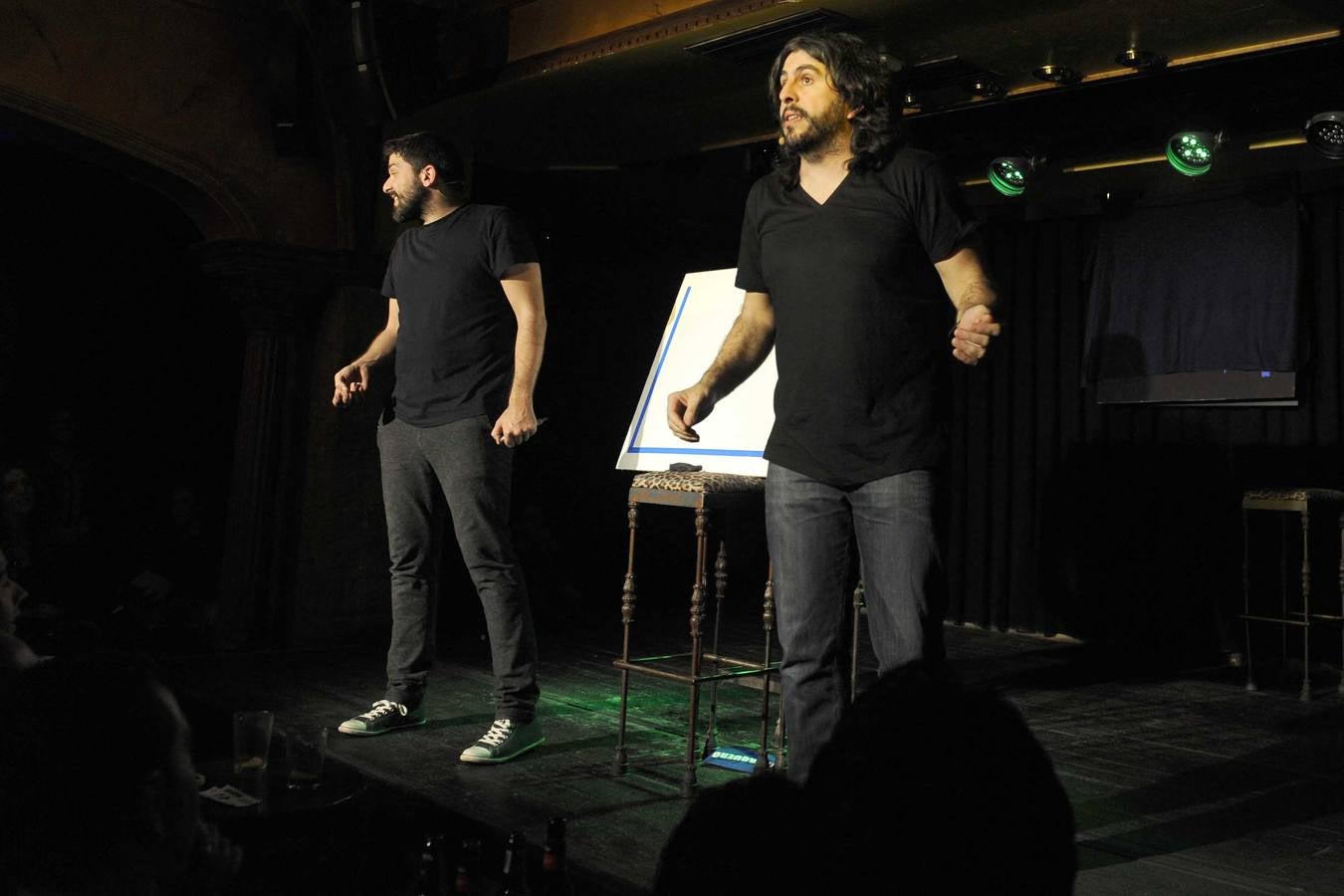 El espectáculo de los monologuistas J. J. Vaquero y Nacho García, en Valladolid