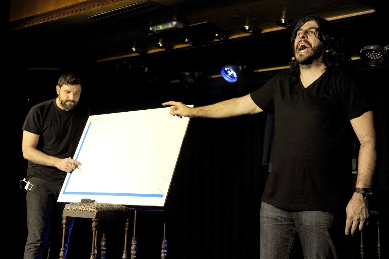 El espectáculo de los monologuistas J. J. Vaquero y Nacho García, en Valladolid