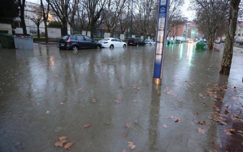 Tromba de agua en Valladolid
