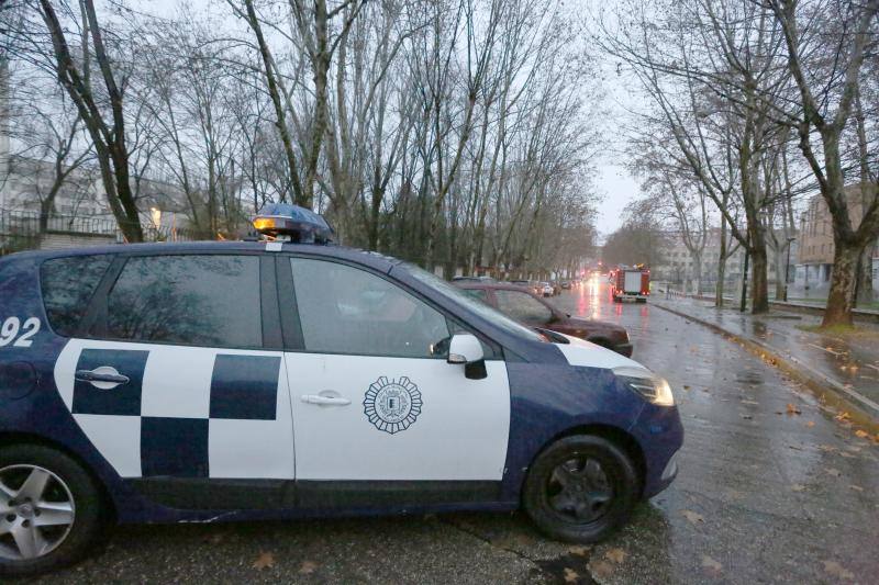 Tromba de agua en Valladolid