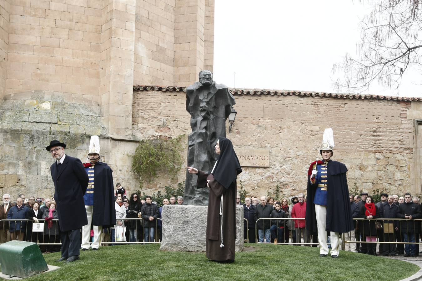 Tradicional homenaje a Miguel de Unamuno