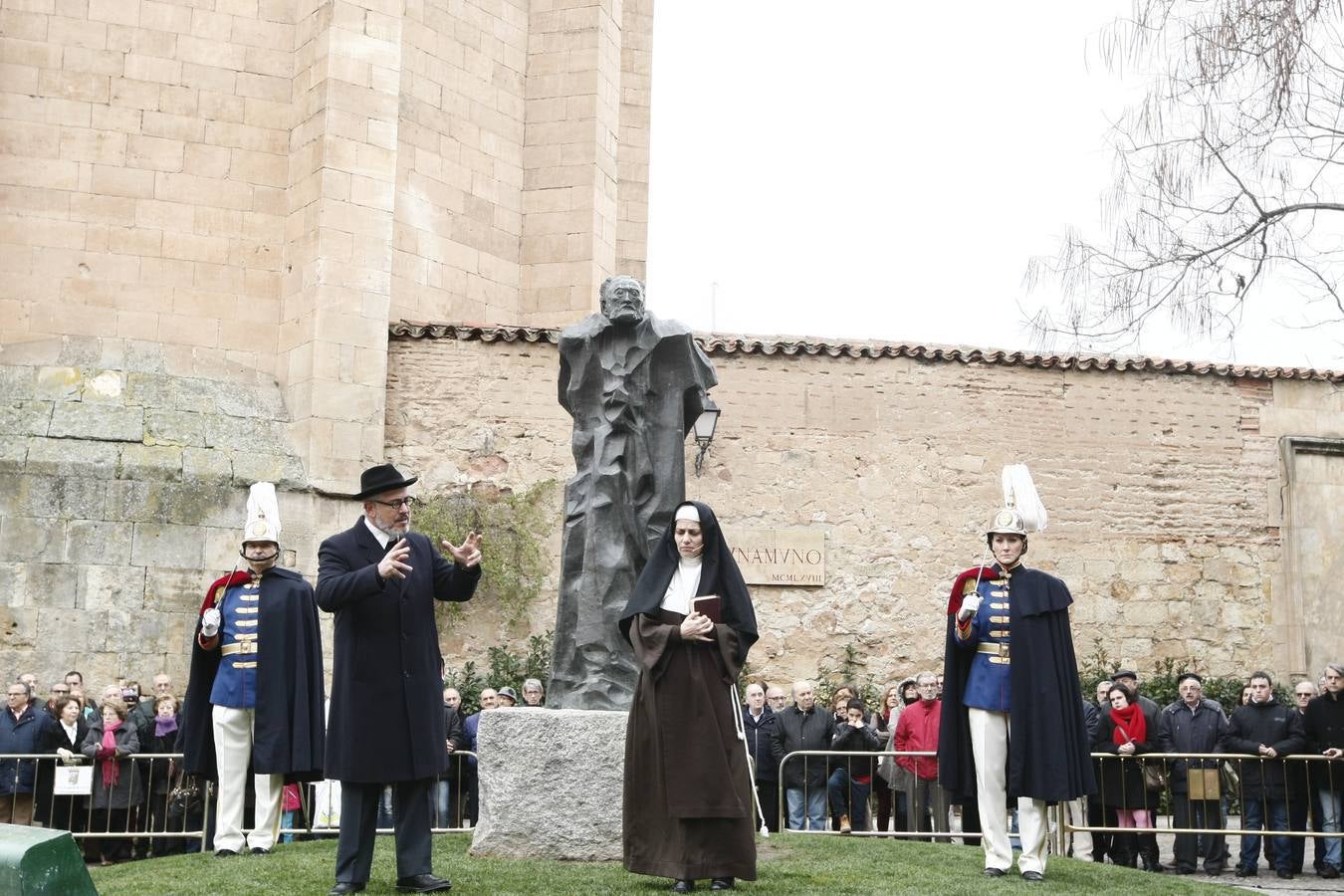 Tradicional homenaje a Miguel de Unamuno