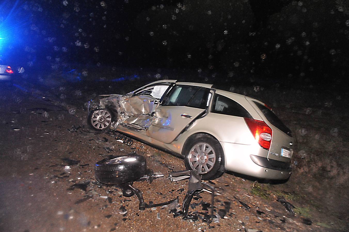 Accidente en Alcazarén