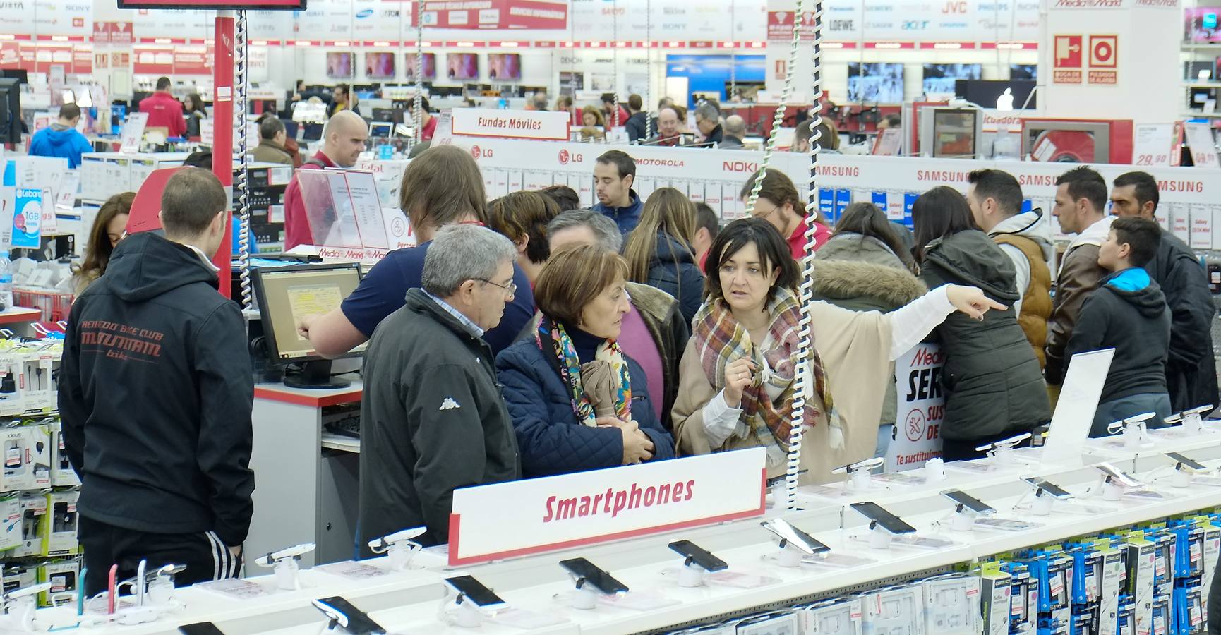 Último domingo comercial antes del día de Reyes en Valladolid