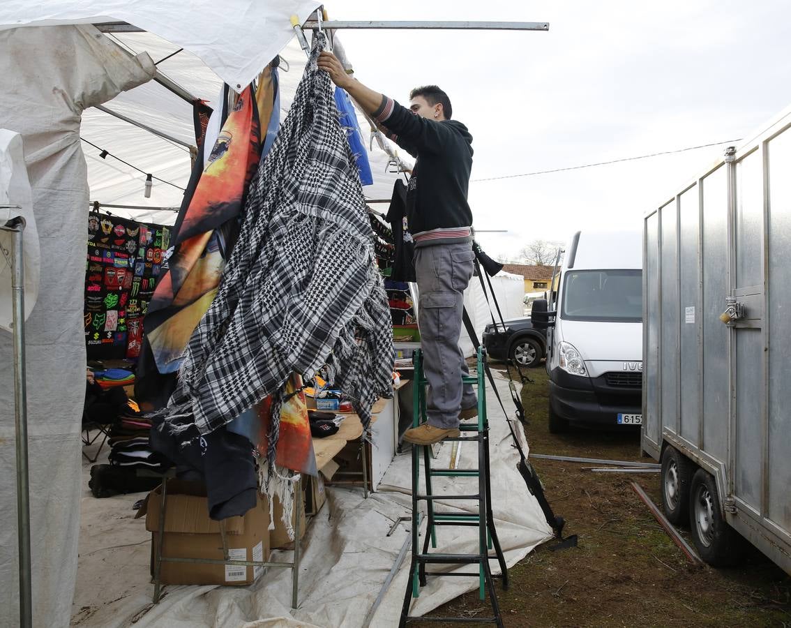 Últimos preparativos para la Fiesta de la Moto de Valladolid