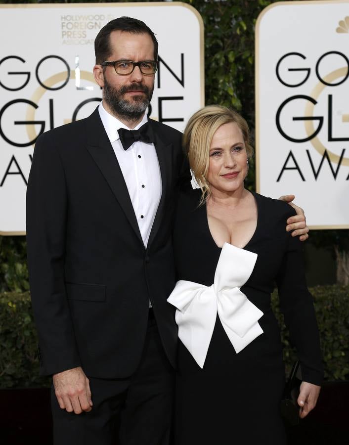 Patricia Arquette, junto a Eric White.